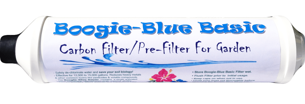 Water filter for gardening